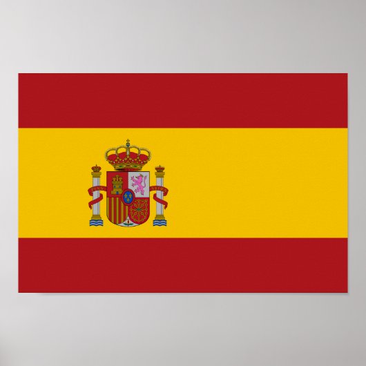 Spanische Flagge Poster (Vorne)