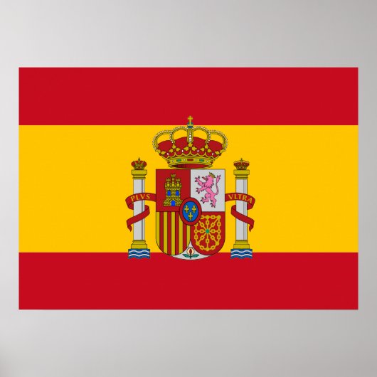 Spanische Flagge Poster (Vorne)