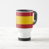 Spanische Flagge Reisebecher (VorderseiteRechts)