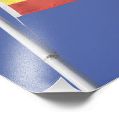 Spanische Flagge — RF) Fotodruck (Ecke)