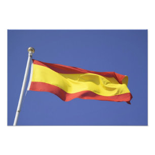 Spanische Flagge RF) Fotodruck