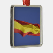 Spanische Flagge (RF) Ornament Aus Metall (Rechts)