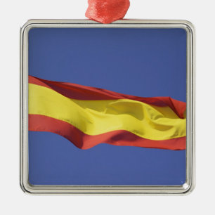 Spanische Flagge RF) Ornament Aus Metall