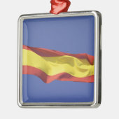 Spanische Flagge (RF) Ornament Aus Metall (Links)