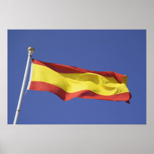 Spanische Flagge RF) Poster