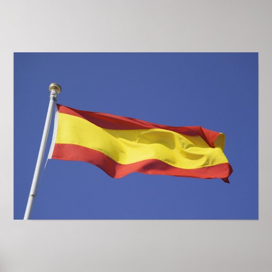 Spanische Flagge — RF) Poster (Vorne)