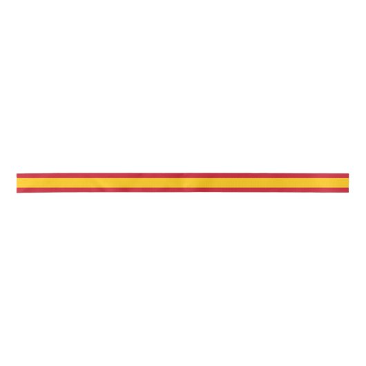 Spanische Flagge Satinband (Vorderseite)