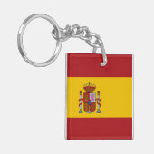 Spanische Flagge Schlüsselanhänger (Vorderseite links)