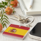 Spanische Flagge Schlüsselanhänger (Vorderseite rechts)