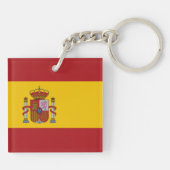 Spanische Flagge Schlüsselanhänger (Rückseite)