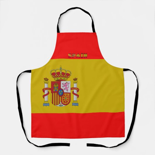 Spanische Flagge Schürze (Vorderseite)
