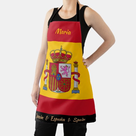 Spanische Flagge Schürze, Spanien Koch Küche Schürze (InSitu)