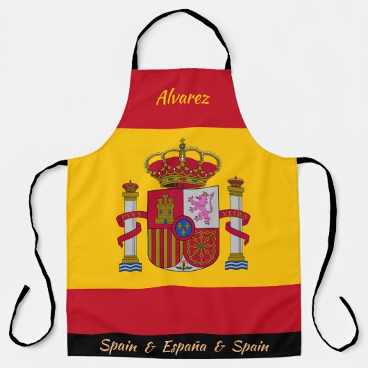 Spanische Flagge Schürze, Spanien, Spanien, Spanie Schürze (Vorderseite)