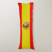 Spanische Flagge Seitenschläferkissen (Vorderseite Vertikal)