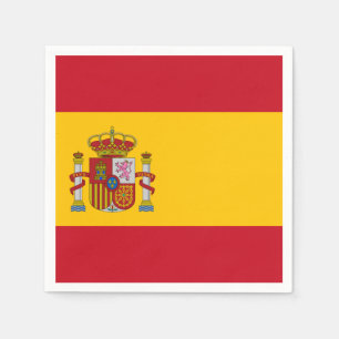 Spanische Flagge Serviette