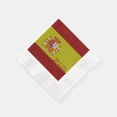 Spanische Flagge Serviette (Ecke)