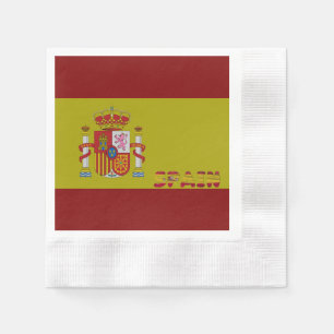 Spanische Flagge Serviette