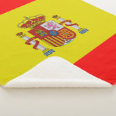 Spanische Flagge Sherpadecke (3/4)