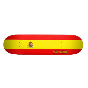 spanische Flagge Skateboard