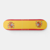 Spanische Flagge - Skateboard (Horizontal)