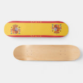 Spanische Flagge - Skateboard (Horizontal)