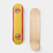 Spanische Flagge - Skateboard (Vorderseite)