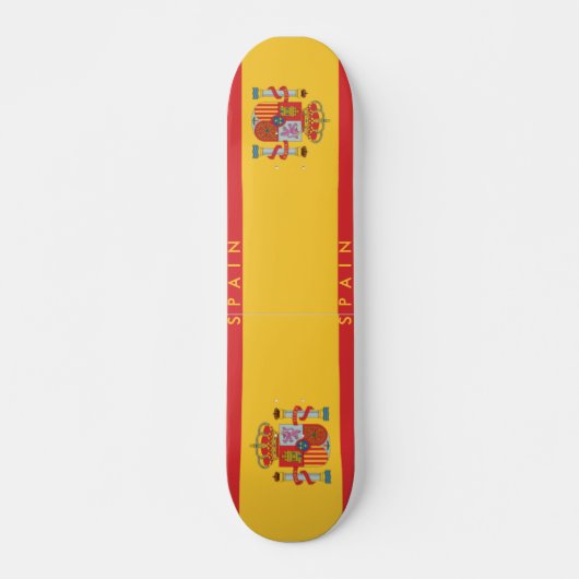 Spanische Flagge - Skateboard (Vorne)