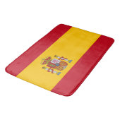 Spanische Flagge (Spanien) Badematte (Schrägansicht)