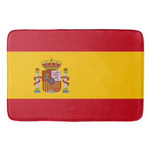 Spanische Flagge (Spanien) Badematte