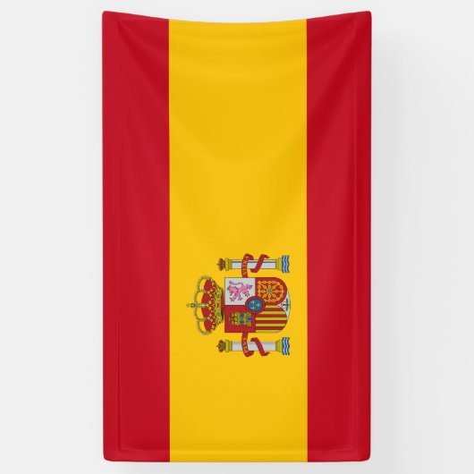 Spanische Flagge (Spanien) Banner (Vertikal)