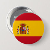 Spanische Flagge (Spanien) Button (Vorne & Hinten)