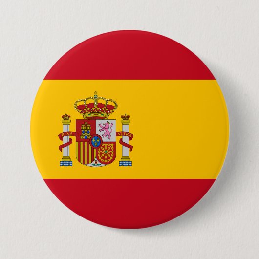 Spanische Flagge (Spanien) Button (Vorderseite)