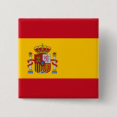 Spanische Flagge (Spanien) Button (Vorderseite)