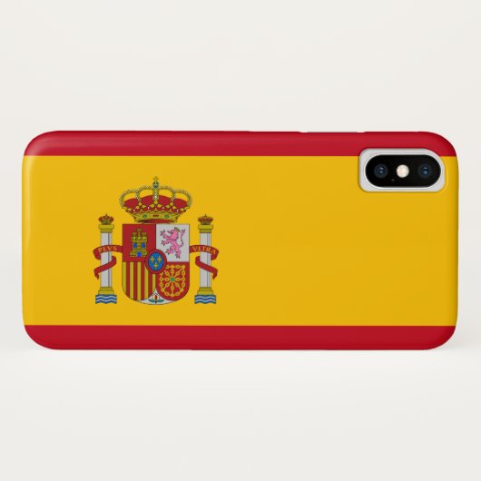 Spanische Flagge (Spanien) Case-Mate iPhone Hülle (Rückseite (Horizontal))