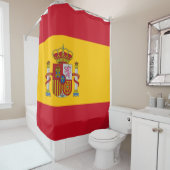 Spanische Flagge (Spanien) Duschvorhang (Beispiel)