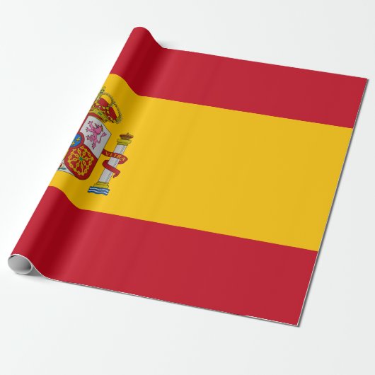 Spanische Flagge (Spanien) Geschenkpapier (Ungerollt)