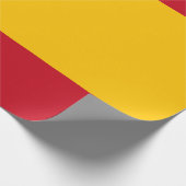 Spanische Flagge (Spanien) Geschenkpapier (Ecke)
