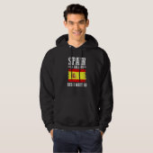 Spanische Flagge Spanien Hoodie (Vorne ganz)