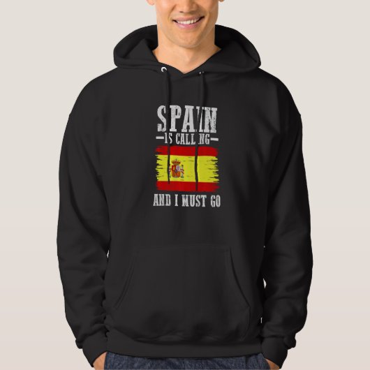 Spanische Flagge Spanien Hoodie (Vorderseite)