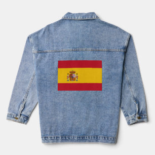 Spanische Flagge Spanien Jeansjacke