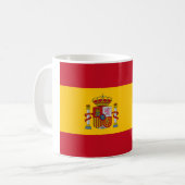 Spanische Flagge (Spanien) Kaffeetasse (Vorderseite Links)