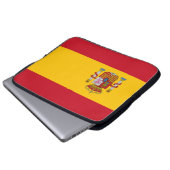 Spanische Flagge (Spanien) Laptopschutzhülle (Vorne Knopf)