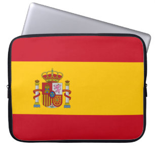 Spanische Flagge (Spanien) Laptopschutzhülle