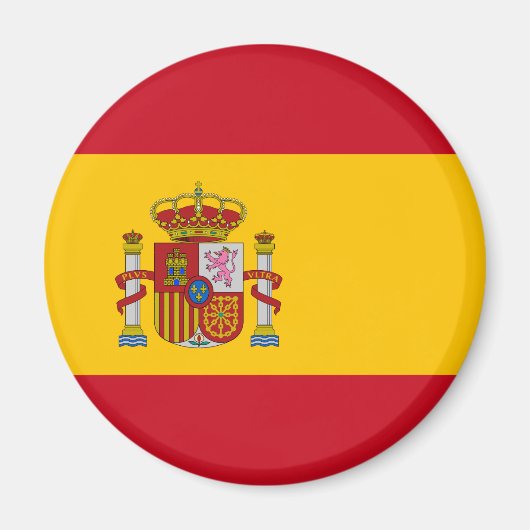 Spanische Flagge (Spanien) Magnet (Vorne)