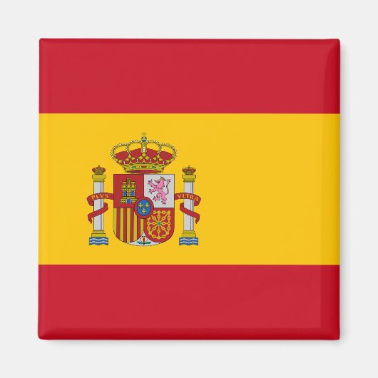 Spanische Flagge (Spanien) Magnet (Vorne)