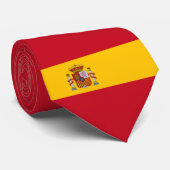 Spanische Flagge (Spanien) Neck Tie Krawatte (Gerollt)