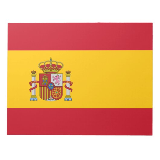 Spanische Flagge (Spanien) Notizblock (Vorderseite)