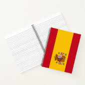 Spanische Flagge (Spanien) Notizblock (Innenseite)