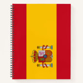 Spanische Flagge (Spanien) Notizblock (Vorderseite)