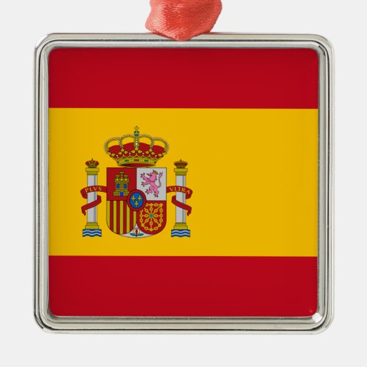 Spanische Flagge (Spanien) Ornament Aus Metall (Vorne)